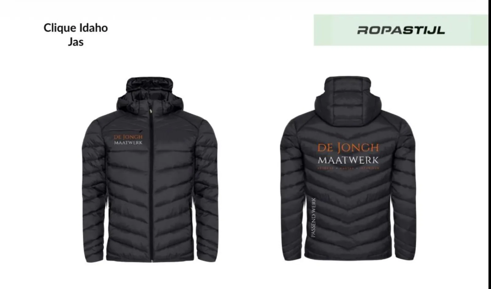 Close-up van een wasmachine met bedrijfskleding, waslabel zichtbaar op een poloshirt